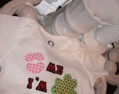 Kiss Me I'm Irish Infant shirt with Applique and Flocking