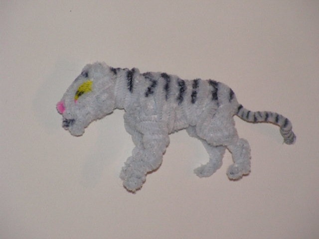 Fuzzy Figures - White Tiger