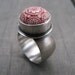 alainn sterling silver & czech glass ring