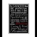 Subway Art Sign Cancer Zodiac Typography Print 5x7 on an 8x10 mat