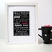 Subway Art Sign Libra Zodiac Typography Print 5x7 in an 8x10 mat