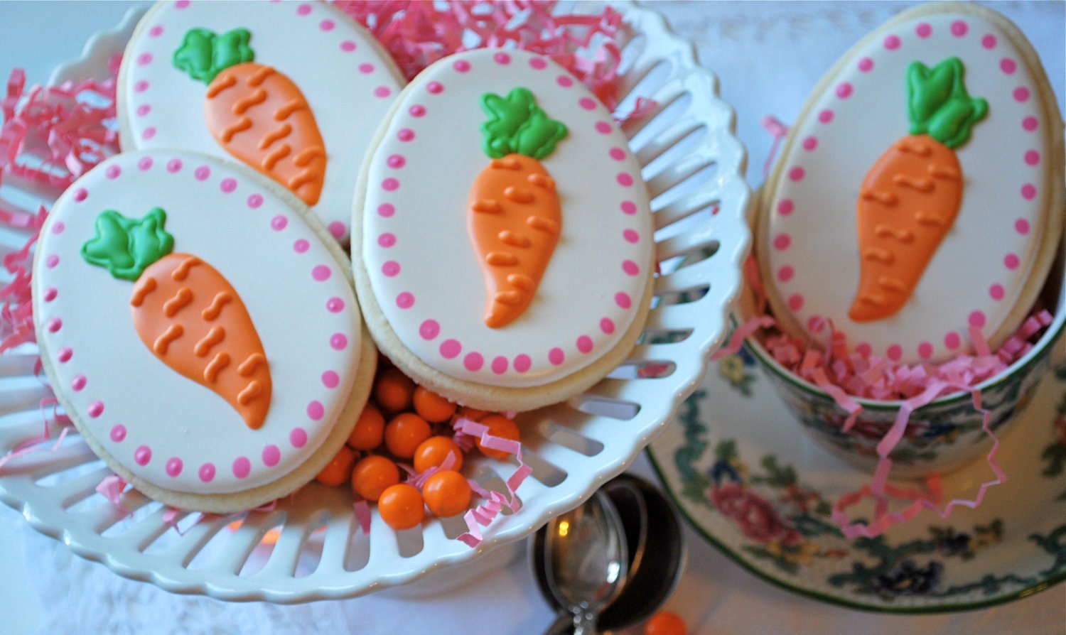 Carrot Decorated Sugar Cookies (12)