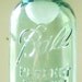 UpCycled ReCycled QUART SIZED ART Blue BALL Mason Jar Catch A FireFly Hanging Pendant Lighting Fixture