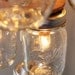 3 tier Mason Jar Chandelier - Mason Jar Lighting - Upside Down Wedding Cake - Handcrafted Upcycled BootsNGus Hanging Pendant Light Fixture