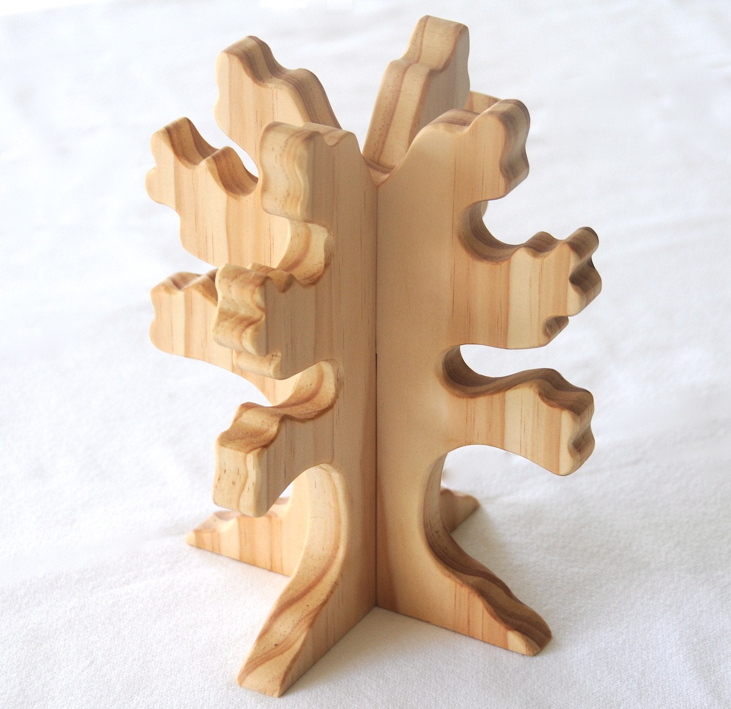Carved Wooden Tree, Handmade, Waldorf Inspired