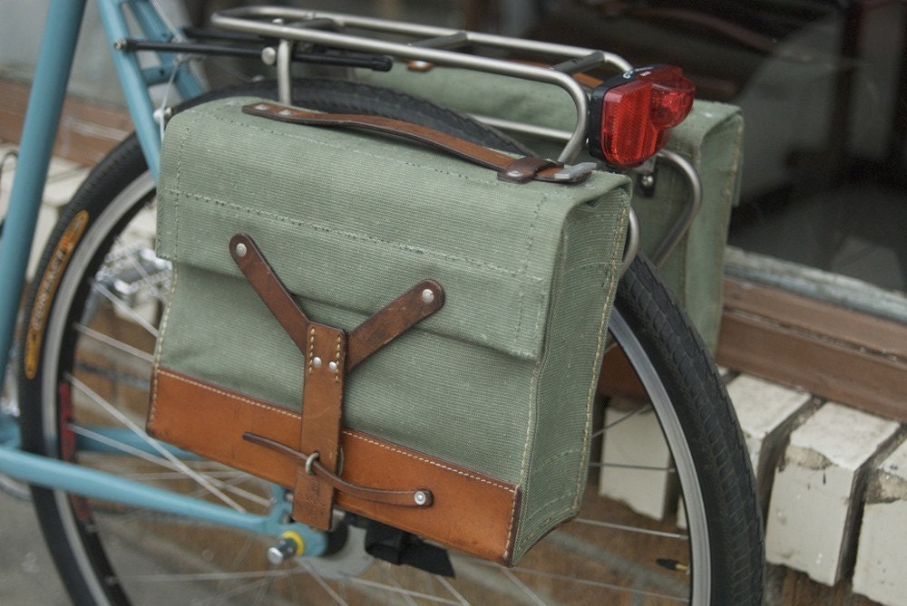 Swiss Army Bicycle Bike Panniers Bag (Pair)