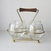 Mid Century Drink Caddy Set