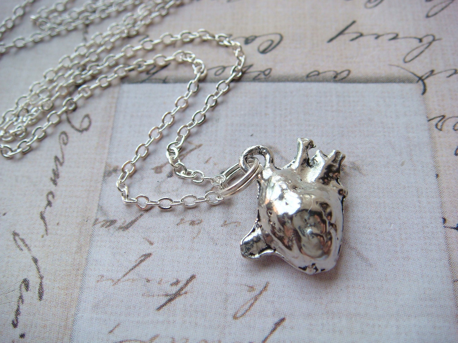 HEART THROB - Silver Plated Charm