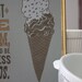 Ice Cream vs. Chaos and Darkness Letterpress Print