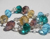 Spring Fling - Swarovski Crystal and Sterling Bracelet