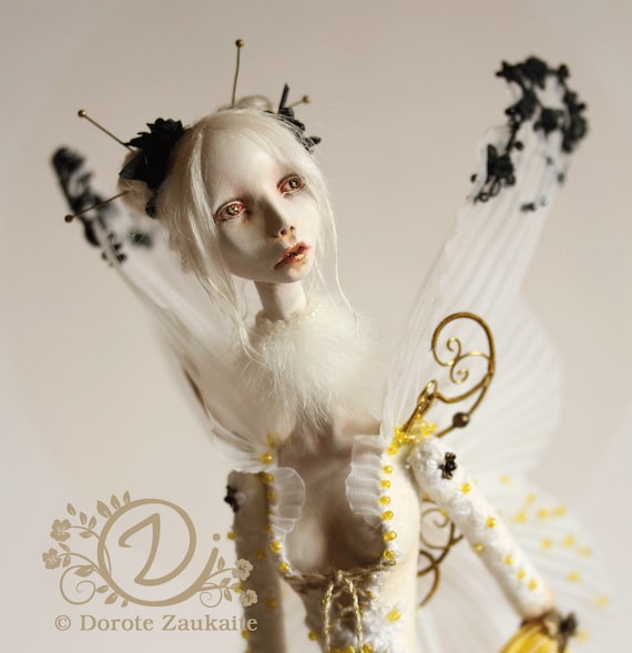 a unique art Doll "Butterfly Spirit"