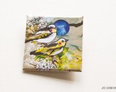 Little Yellow Bird Square Badge