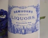 Vintage  Pottery Liquour Bottle