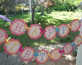 Candy Sweet Shoppe "Happy Birthday" Banner