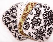 Sweet Bobbins Mini-starter set - Mod Mommy Prints - 6 wipes - flannel and OBV - SOFT - 6x8 size