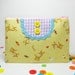 SALE - LAST ONE-Doe and sweets bibbed pouch