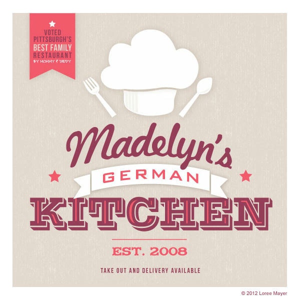 Play Kitchen Sign - 10" x 10"