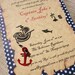 swashbuckling pirate birthday party invitation in black and red with antiqued treasure map