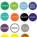 Vinyl Monogram Decal  - 3 inch