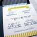 Nautical Wedding Invitation Suite (Sample) in blue and yellow