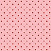 Annie's Farm Stand, Lakehouse, RING TONE, Pink Red and White Polka Dots, 1/2 Yard