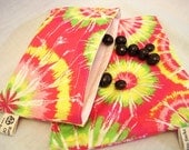 Reusable Sandwich and Snack Bag Set-Pink Tie Dye