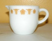 Vintage Butterfly Gold Pyrex Creamer