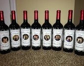 Private Listing for idolmluck01 Bridal Party Gifts - Custom Wine Labels for each member of your Bridal Party