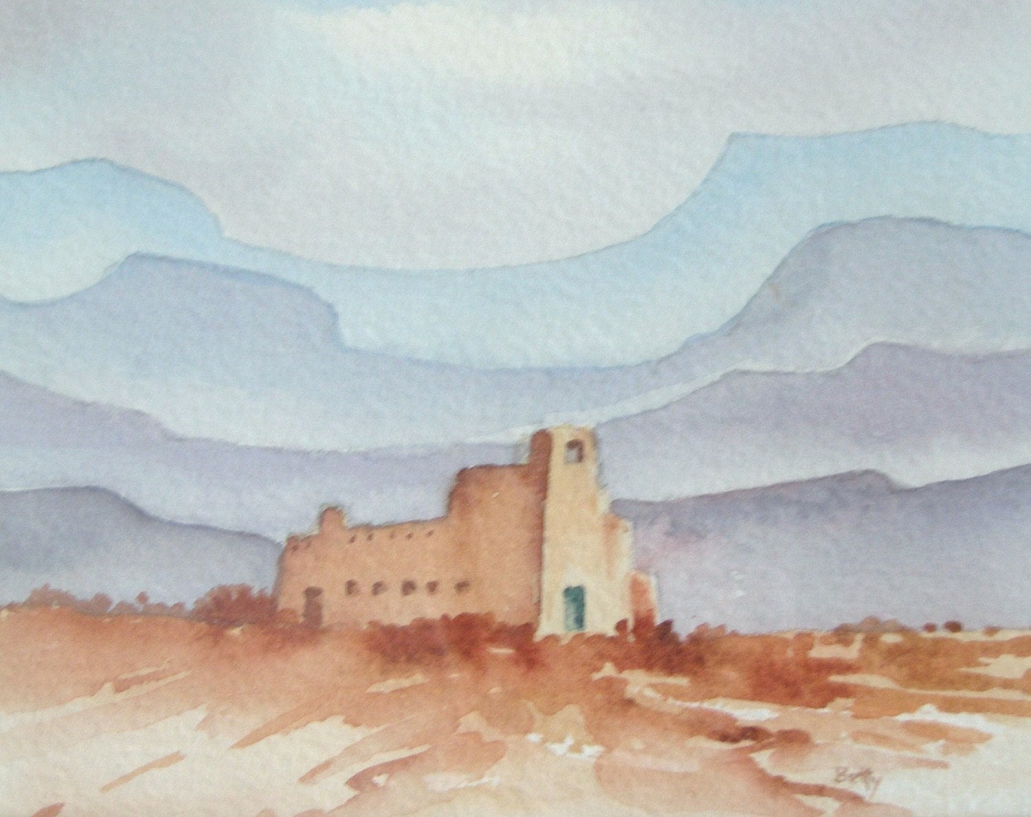 Desert Watercolor