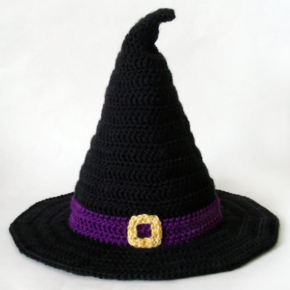 Witch Hat (5 sizes) - PDF Crochet Pattern - Instant Download