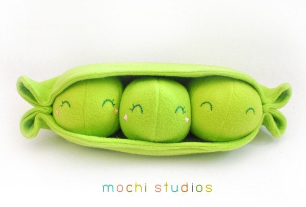 Three Peas in a Pod Plush