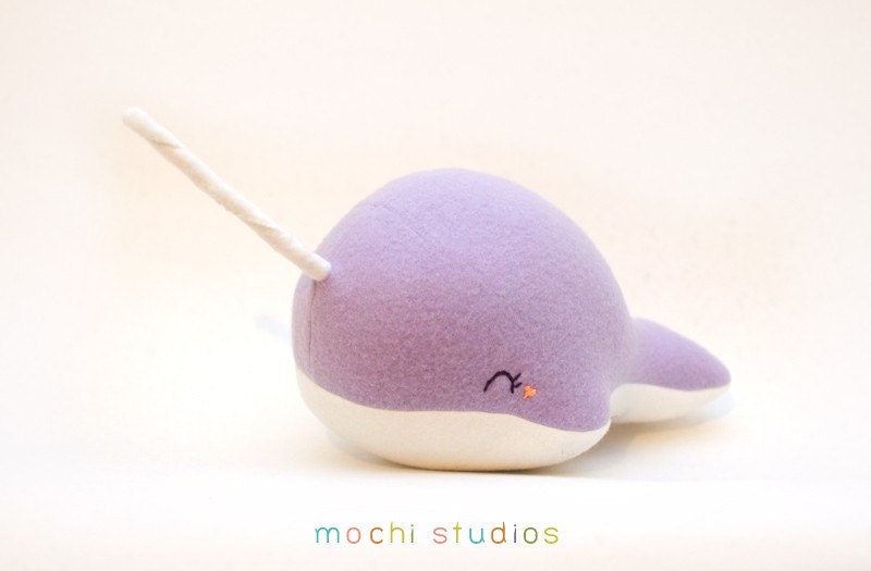 Purple Narwhal Plush