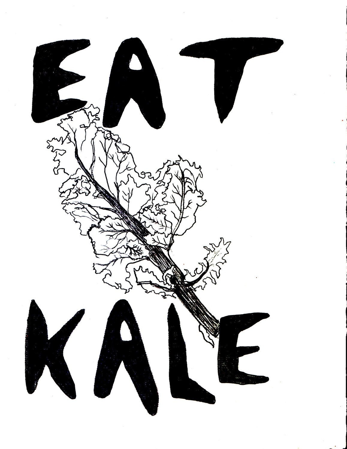 Eat Kale Tee Unisex Small