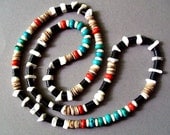 Native American Turquoise Beaded Freedom Necklace - NeldaAZTEX Native American Turquoise Beaded Freedom Necklace - NeldaAZTEX