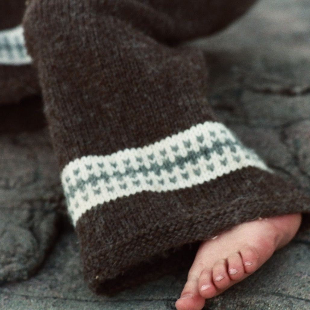 Knit Wool Longies - Knitting Pattern - Cloth Diaper Cover - Birchbark - Newborn baby to 24 months