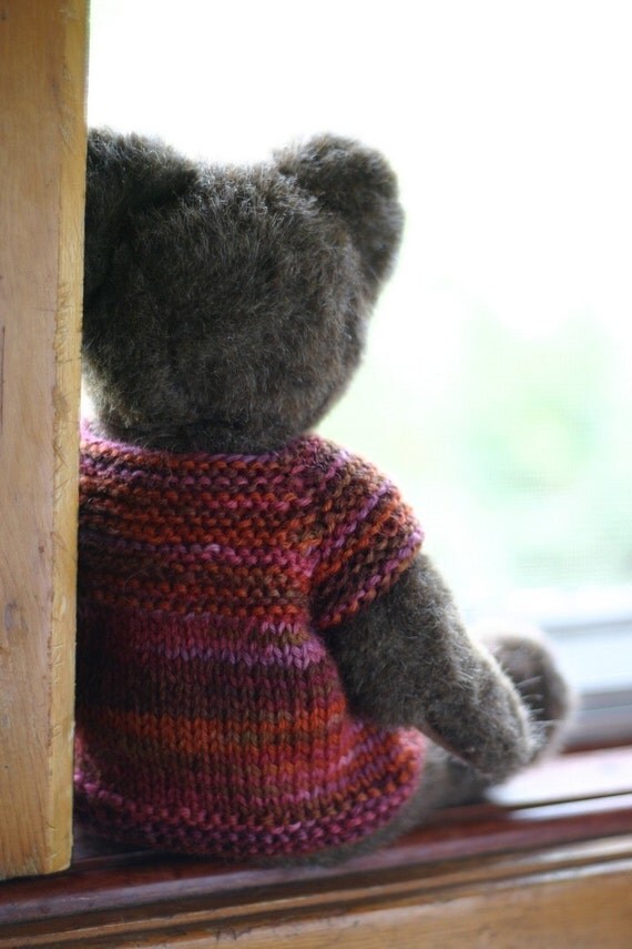 KNITTING PATTERN - Luna Sweater - Seamless Doll Cardigan