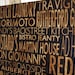 NAPA VALLEY RESTAURANT version 2 - Grunge/Aged - 30x30 Square - Salvaged Wood - RuPiper Designs Original Design