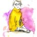 Watercolor Fashion Illustration - The Pretty Nerd print