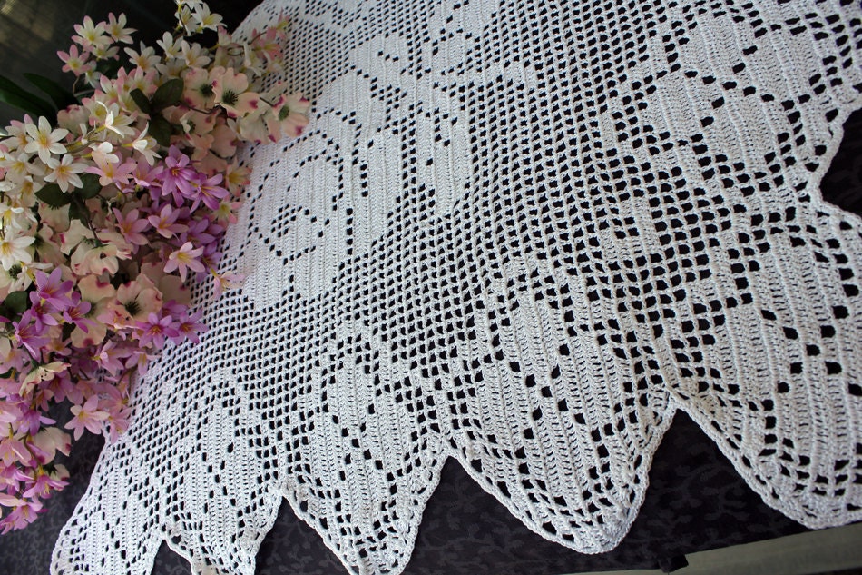 Zig Zag Square Crochet Doily