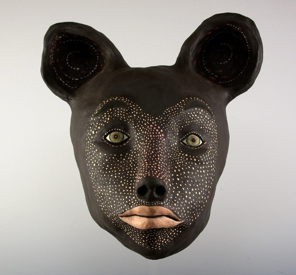 Big Bear - Wall Mask - Ceramic Bear Mask