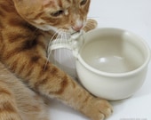Made to order - Ceramic Cat Mug - Wheel thrown and and Hand Sculpted
