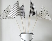 Tabletop Party Pennants Set of 6