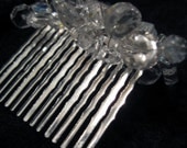 Ice and Crystal Hair Comb