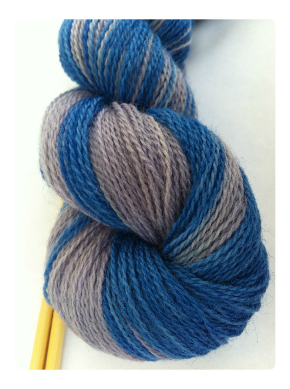 Laceweight Yarn-SALE - 413 Yards MOON POWDER