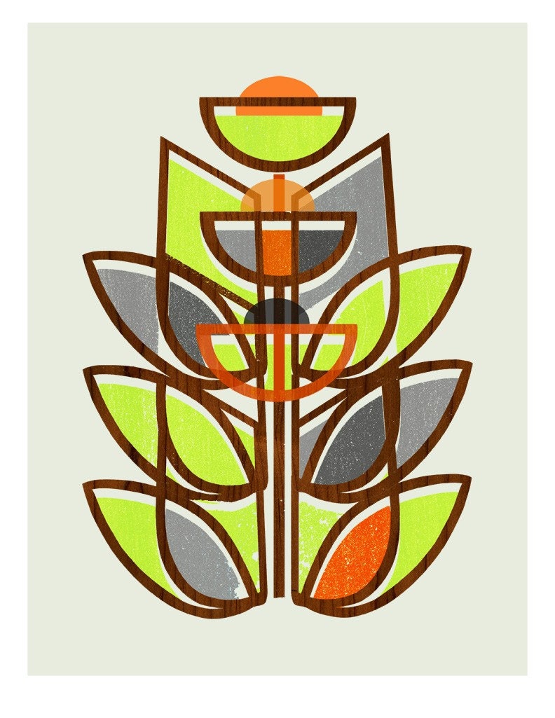 Modern Topiary - Limited Edition Print