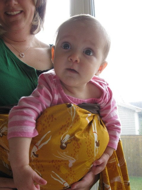 SALE Golden Mermaids Adjustable Baby Sling