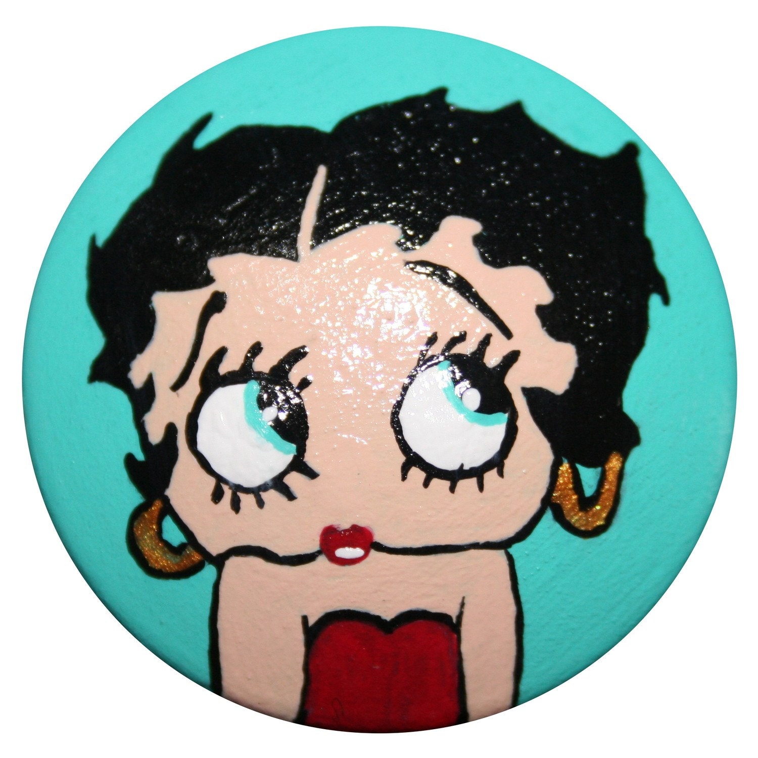 Betty Boop Wine or Bottle Stopper