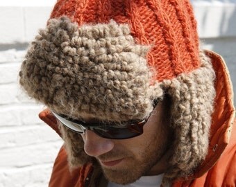 The Mackinaw Knitted Hat ---PATTERN---