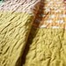 Crib Quilt with organic cotton batting - contemporary design