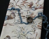 Fabric Art Journal Notebook by Kathy Kinsella